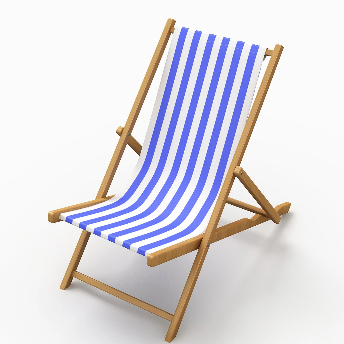 beach chair 3D Model .c4d .max .obj .3ds .fbx .stl .blend 
