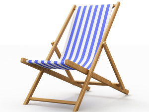 beach chair Model 3D