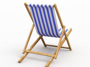 beach chair Model 3D