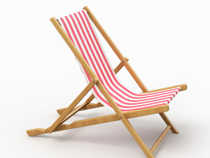 beach chair 3D Model