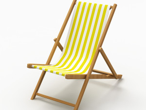 beach chair 3D Model