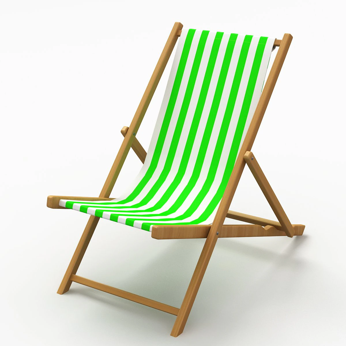beach chair 3D Model .c4d .max .obj .3ds .fbx .stl .blend 