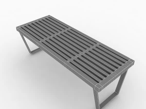 ławka Model 3D