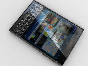 blackberry passport 3D Model