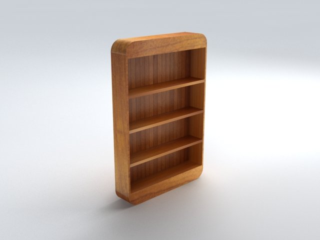 bookshelf 3D-Modell .c4d .max .obj .3ds .fbx .stl .blend 