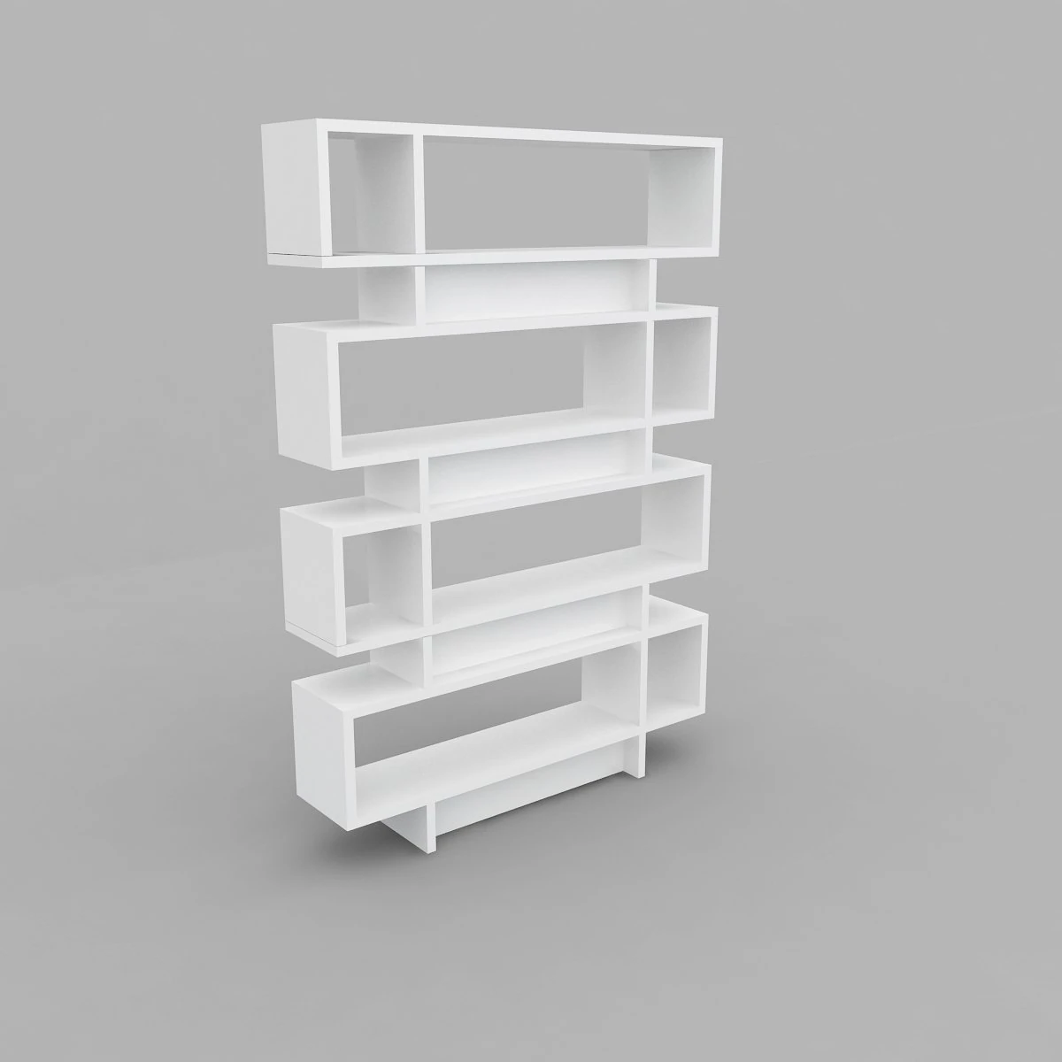 bookshelf 3D Model .c4d .max .obj .3ds .fbx .stl .blend 