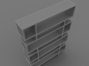 bookshelf 3D Model