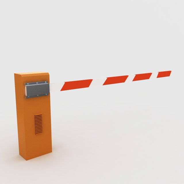 boom gate 3D Модель .c4d .max .obj .3ds .fbx .stl .blend 