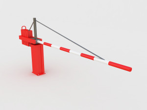 boom gate 3D Model