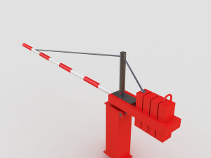 boom gate 3D Model