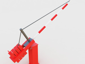 boom gate 3D Model