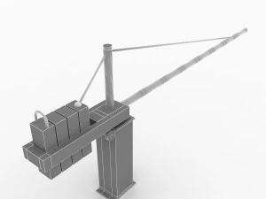 cancello a braccio Modello 3D
