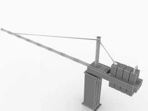 cancello a braccio Modello 3D