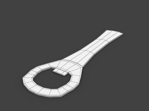 bottle opener 3D 模型