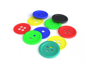 bottons 3D Model