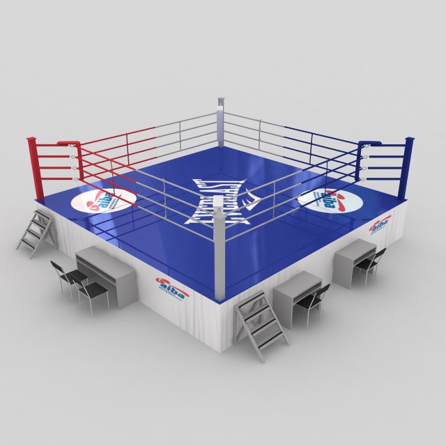 Download Boxing Ring 3d Model In Sports Equipment 3dexport