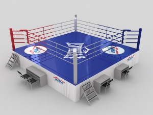 boxing ring 3D 모델