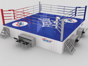 boxing ring 3D Model