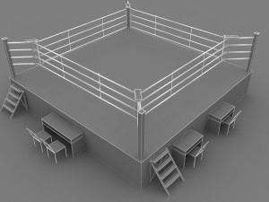 boxing ring 3D Model