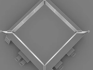 ring de boxe Modèle 3D
