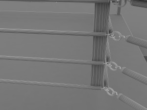 boxing ring 3D Model