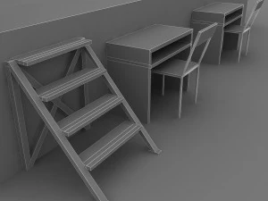 ring de boxe Modèle 3D