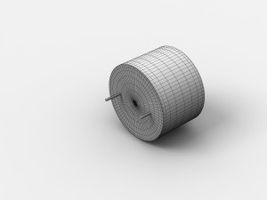 buzzer piezo 3Dモデル