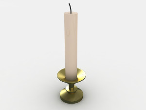 candle 3D Модель