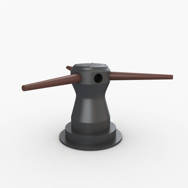 capstan Modello 3D .c4d .max .obj .3ds .fbx .stl .blend 