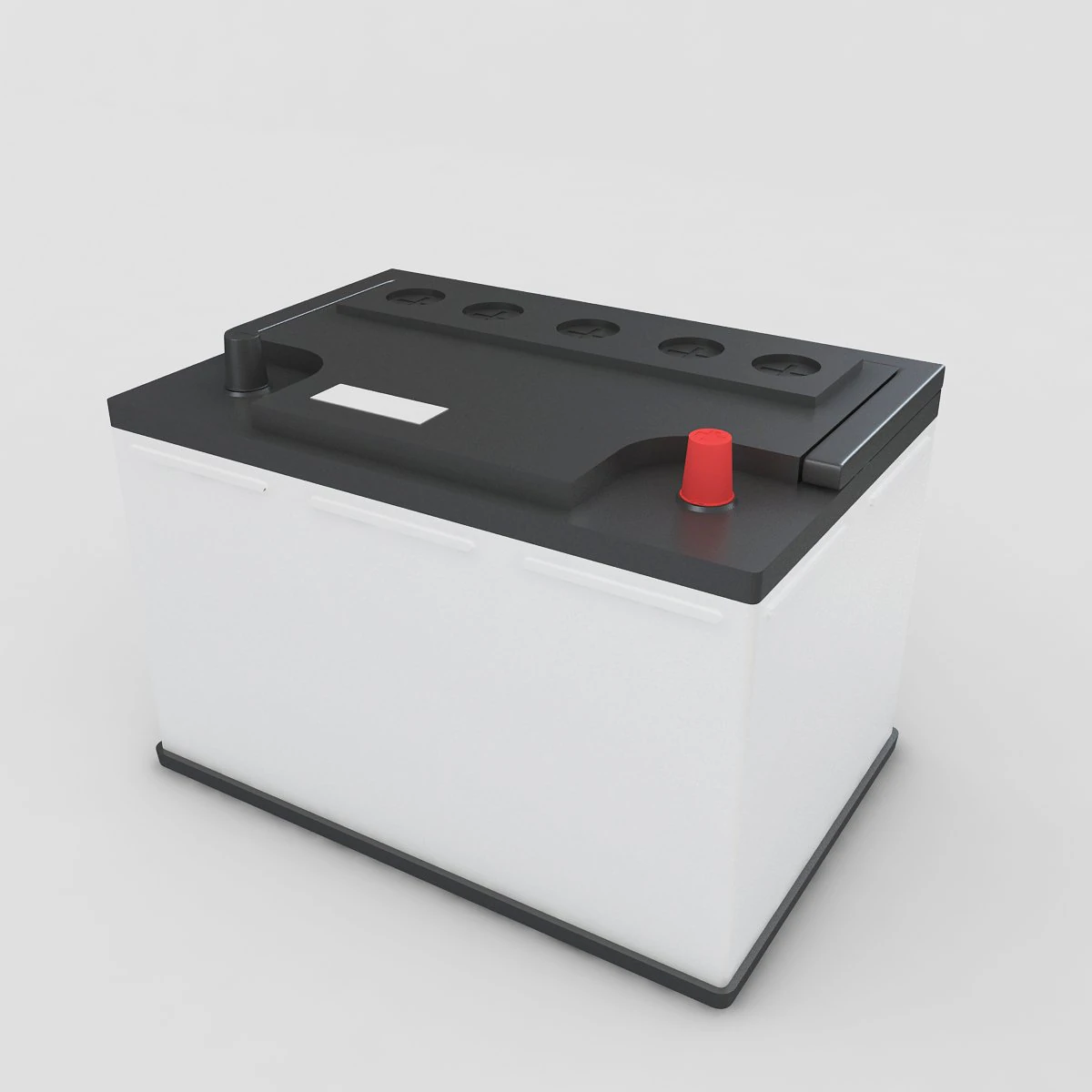car battery 3D Model .c4d .max .obj .3ds .fbx .stl .blend 
