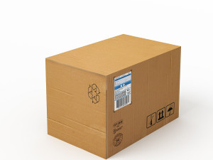 cardboard box Modelo 3D
