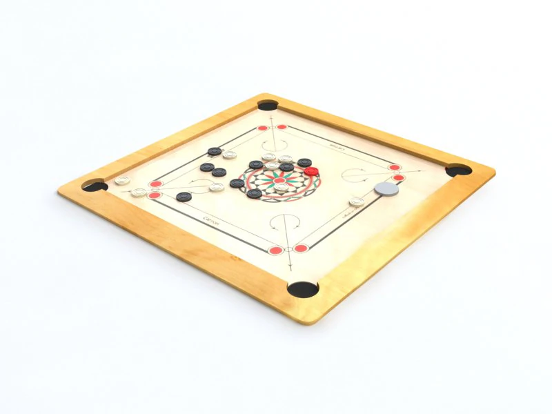 carrom board 3D Model .c4d .max .obj .3ds .fbx .stl .blend 