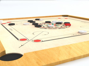 carrom board 3D Model
