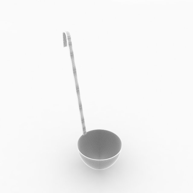 catering laddle Modelo 3D .c4d .max .obj .3ds .fbx .stl .blend 