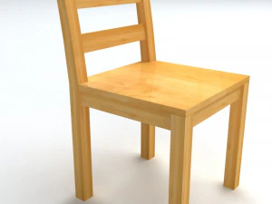 wooden chair 3D Model