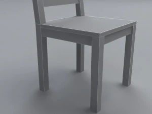 wooden chair 3D Model