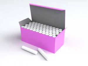 chalk box 3D Model