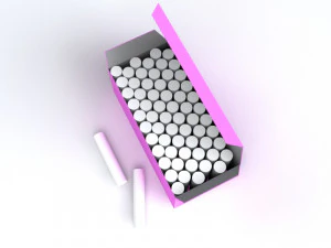 chalk box 3D Model