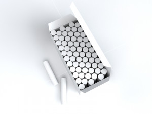 chalk box Modello 3D