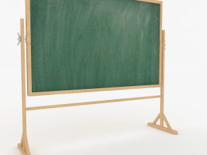 chalkboard 3D Model