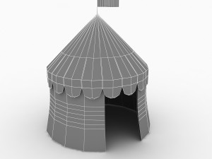 circus tent 3D मॉडल
