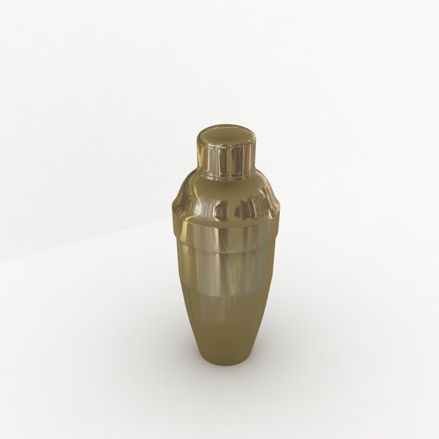 cocktail shaker 3Dモデル .c4d .max .obj .3ds .fbx .stl .blend 
