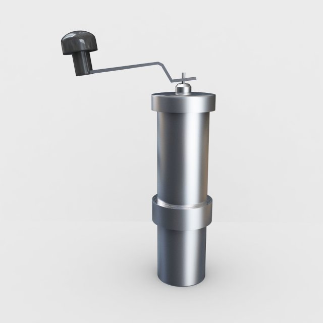coffee grinder 3D 모델 .c4d .max .obj .3ds .fbx .stl .blend