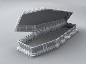coffin Model 3D