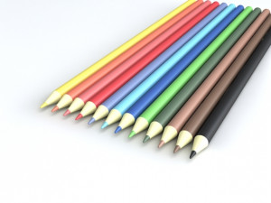 colour pencil 3D Model