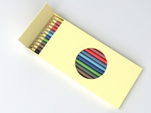 colour pencil Modelo 3D