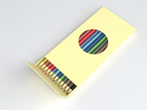 colour pencil 3Dモデル