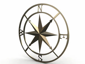 rosa dos ventos Modelo 3D