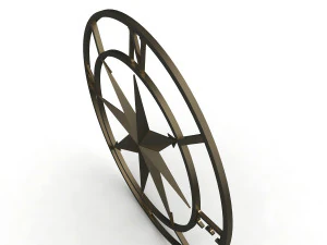 rosa dos ventos Modelo 3D