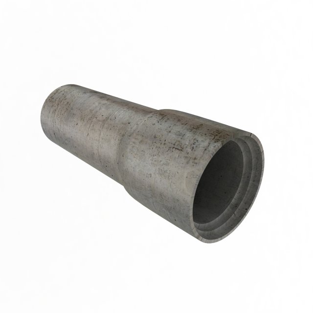 concrete drainage tube Modelo 3D .c4d .max .obj .3ds .fbx .stl .blend
